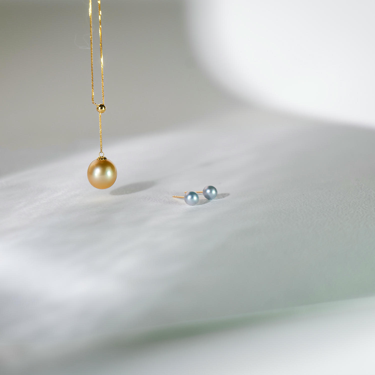 South Sea Pearl K-Gold Minimal Elegant Jewelry Set