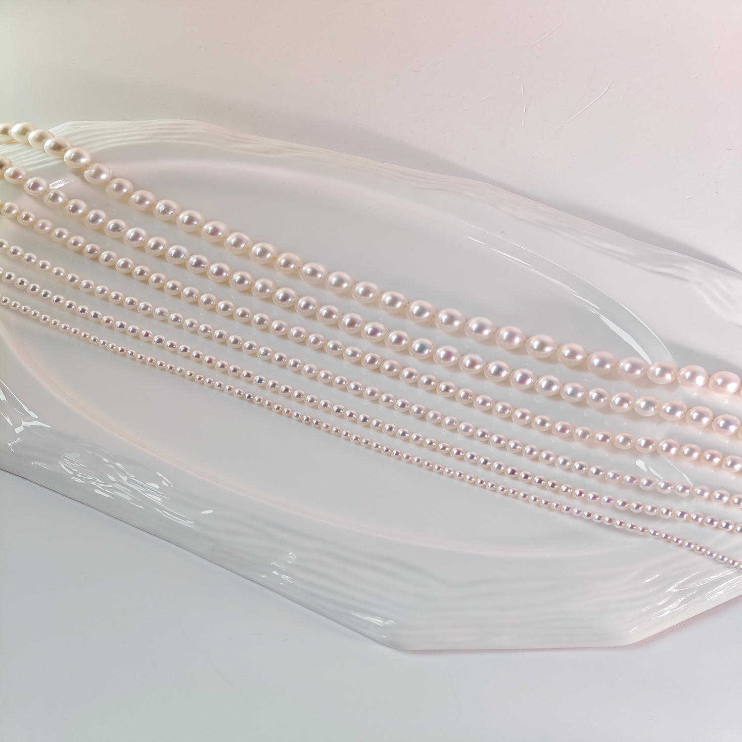 French Minimalist Freshwater Pearl Necklace