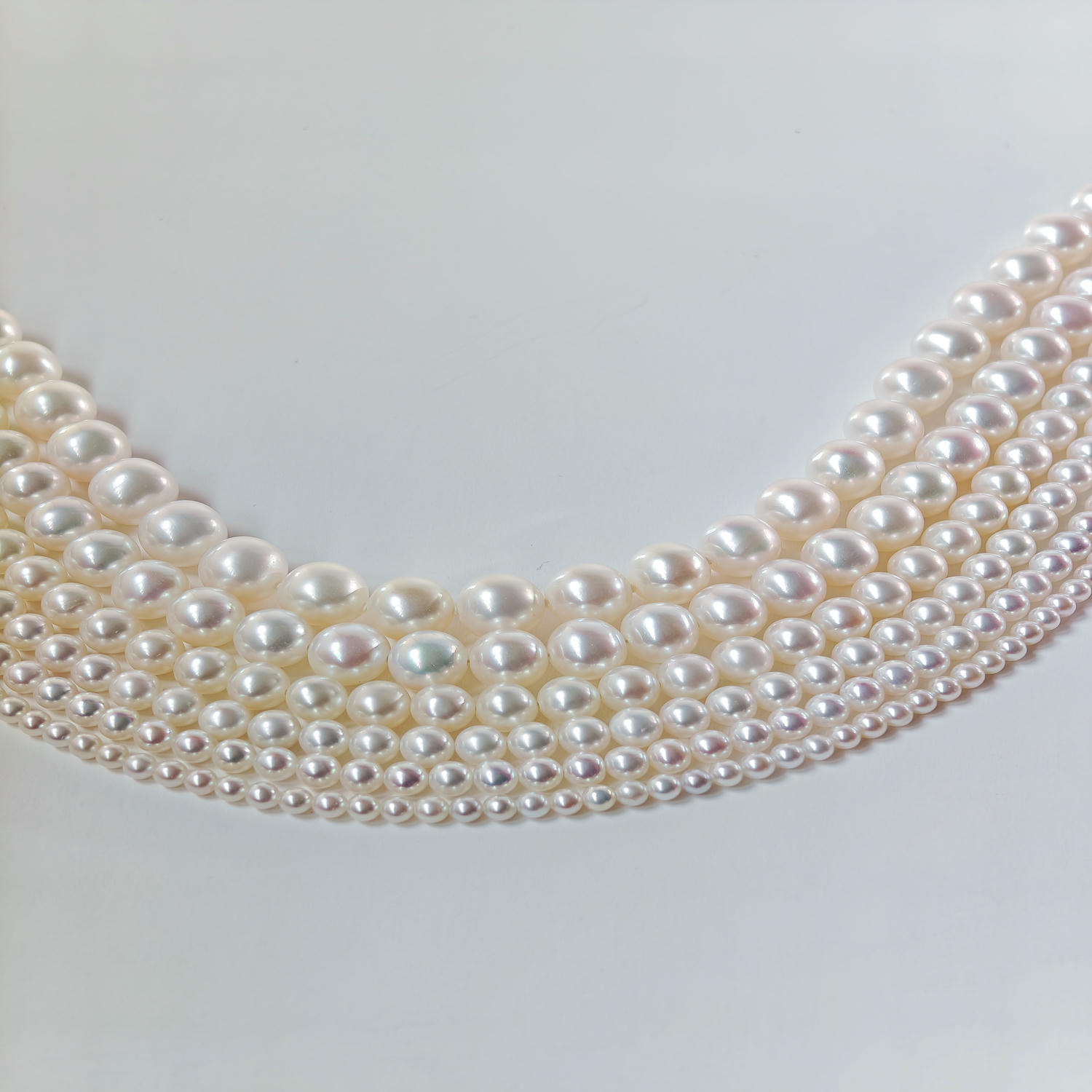Freshwater Pearl Necklace Elegant French Minimal Style