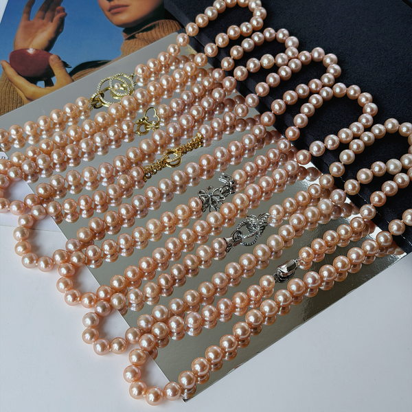 French Elegant Freshwater Pearl Necklace