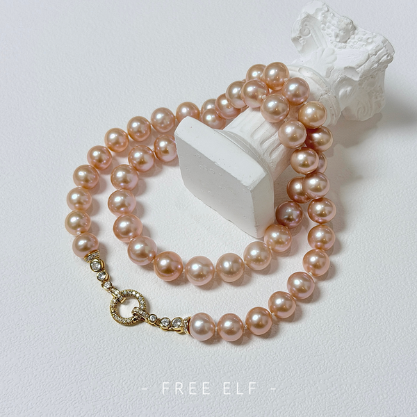 French Elegant Edison Pearl Necklace for Modern Women