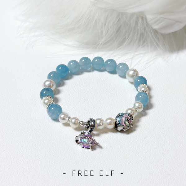 Freshwater Pearl Crystal Bracelet Elegant Luxe Style