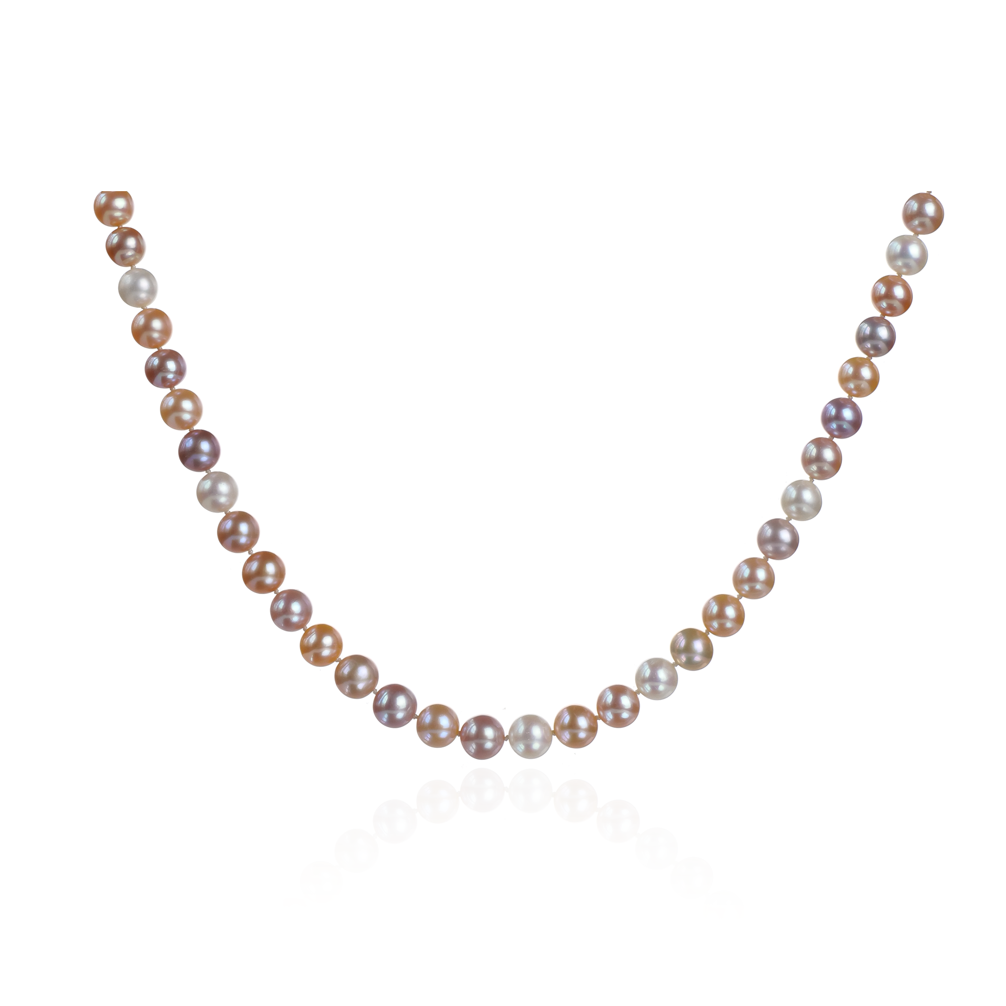 Natural Freshwater Pearl Necklace in Elegant French Style
